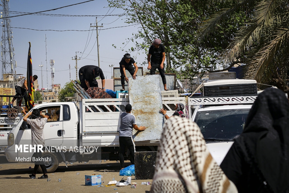 جمع آوری موکب‌های اربعین در کربلا