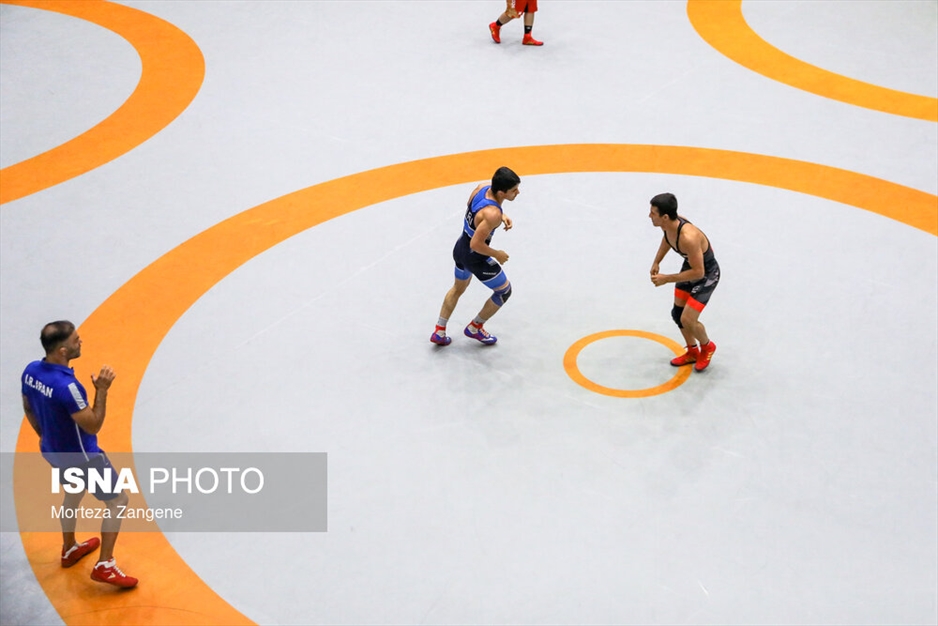 آخرین تمرین تیم ملی کشتی آزاد پیش از مسابقات قهرمانی جهان ۲۰۲۳