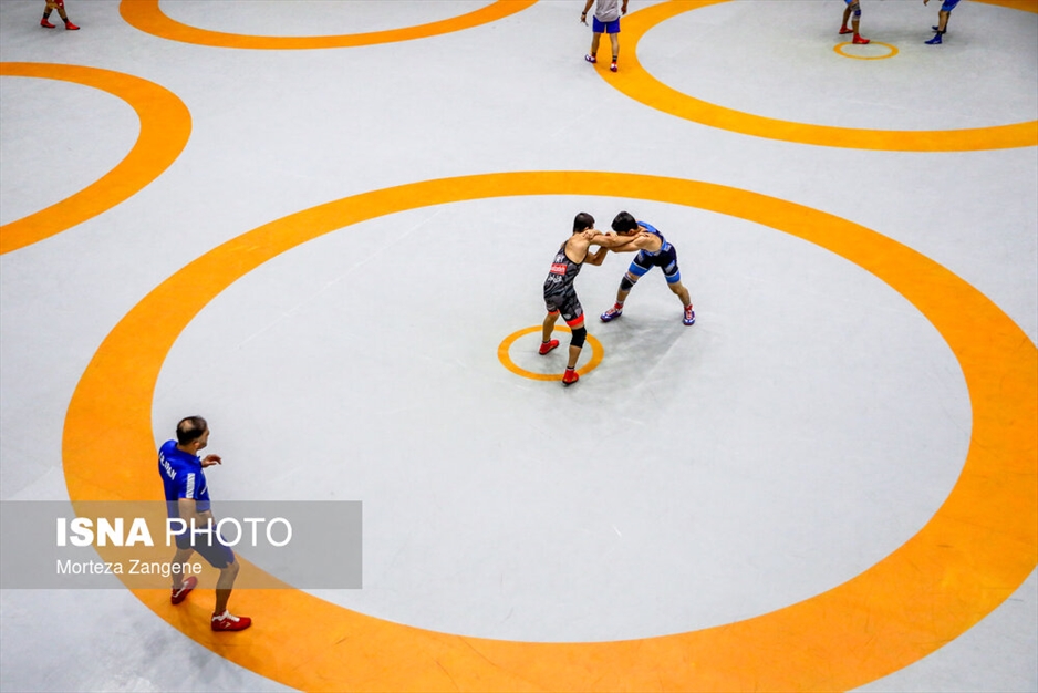 آخرین تمرین تیم ملی کشتی آزاد پیش از مسابقات قهرمانی جهان ۲۰۲۳