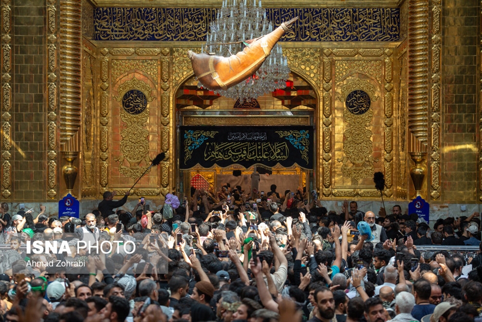 ورود و عزاداری زائران حسینی به کربلا