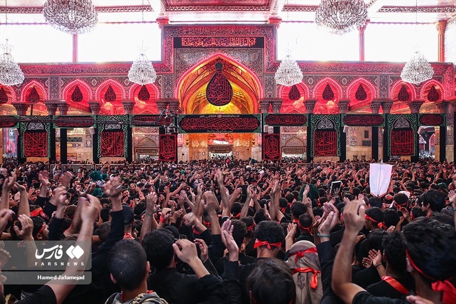 عزاداران اربعین حسینی در کربلا