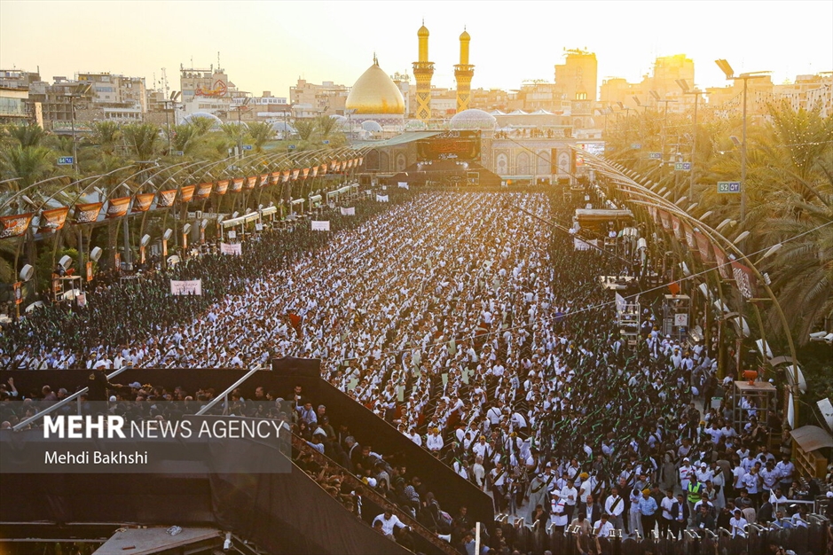 عزاداری قبیله سفیدپوش «بنی‌عامر» در بین‌الحرمین