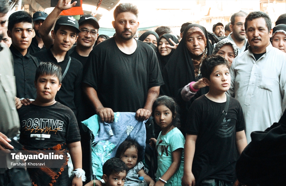 خانواده‌ها در مسیر اربعین