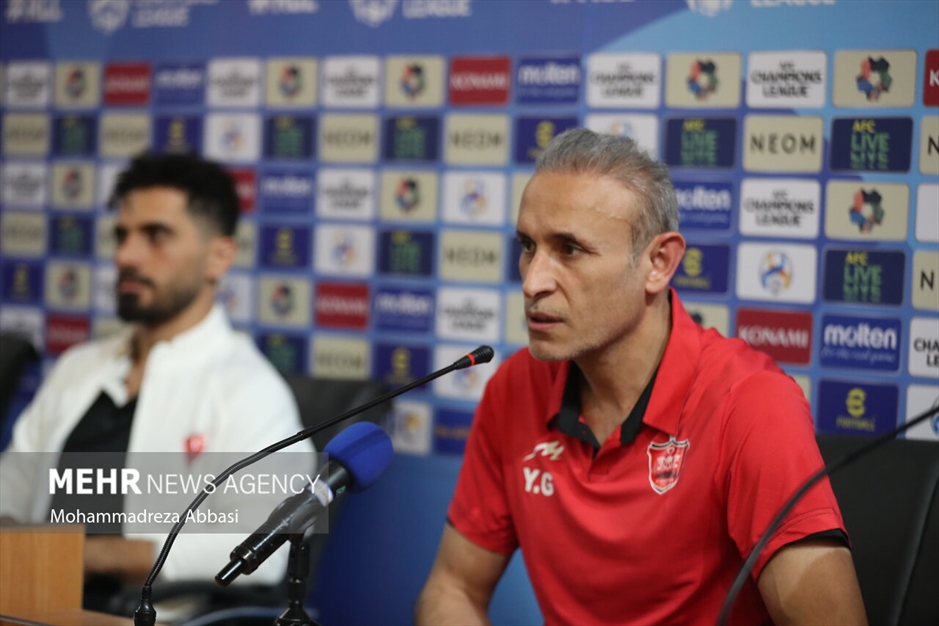 نشست خبری سرمربی تیم فوتبال پرسپولیس تهران