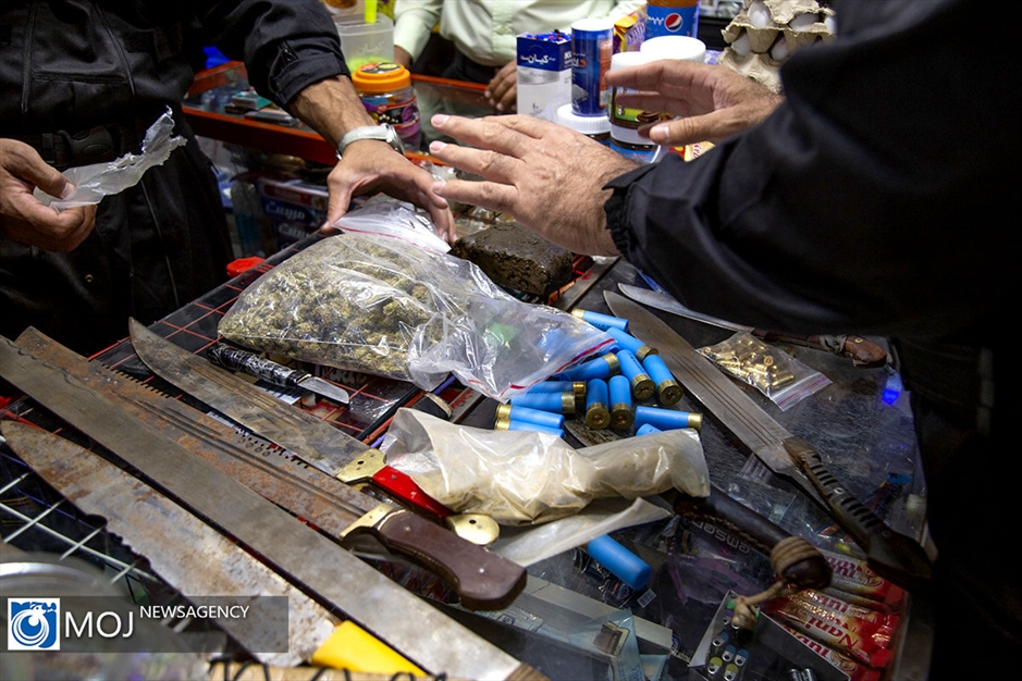 بازسازی صحنه درگیری و قدرت نمایی اراذل و اوباش در منطقه زمزم تهران 