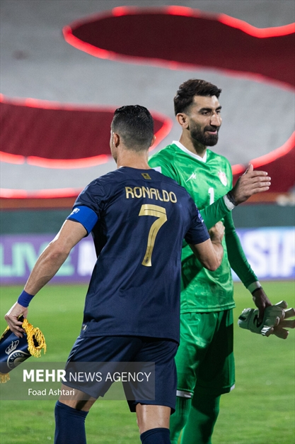 دیدار تیم های فوتبال پرسپولیس تهران و النصر عربستان