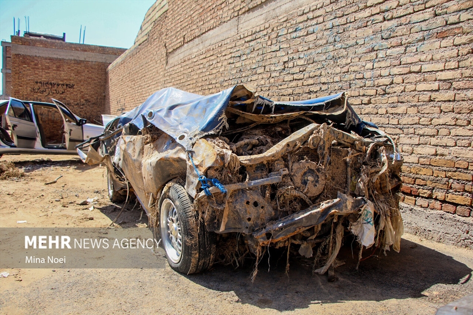 بازدید خبرنگاران از آخرین وضعیت مناطق سیل زده اهر