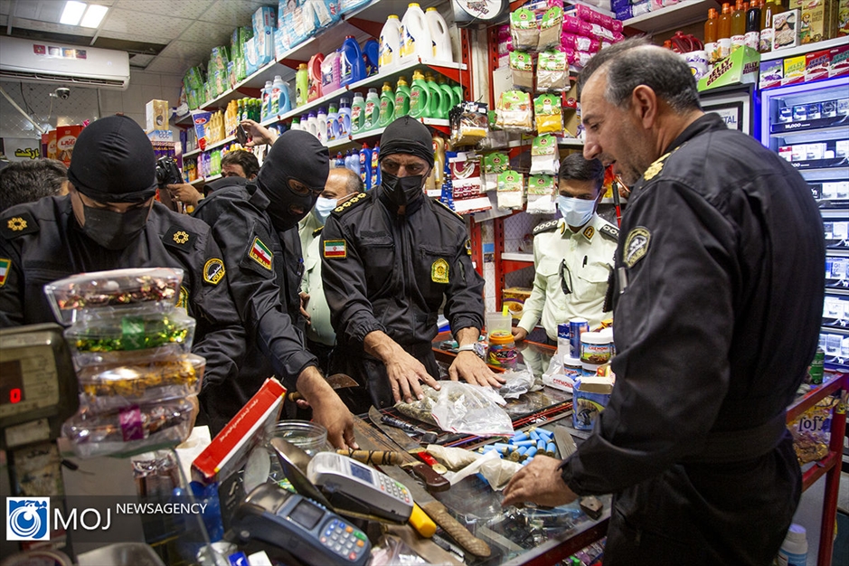 بازسازی صحنه درگیری و قدرت نمایی اراذل و اوباش در منطقه زمزم تهران 