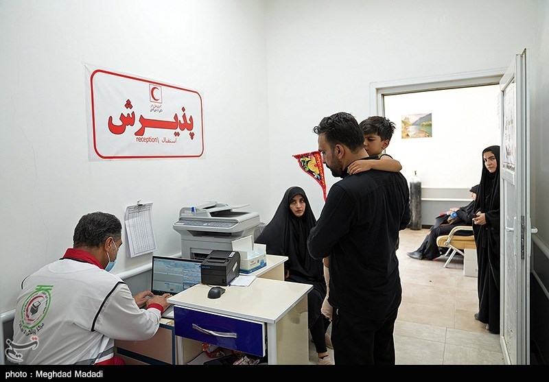 خدمات رسانی هلال احمر در نجف اشرف