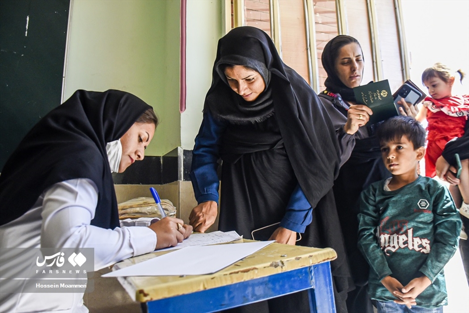 اردوی جهادی در «روستای ناوه» خراسان شمالی