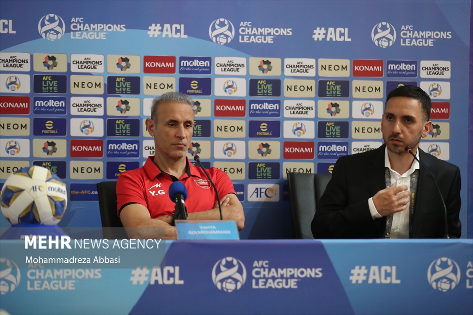 نشست خبری سرمربی تیم فوتبال پرسپولیس تهران