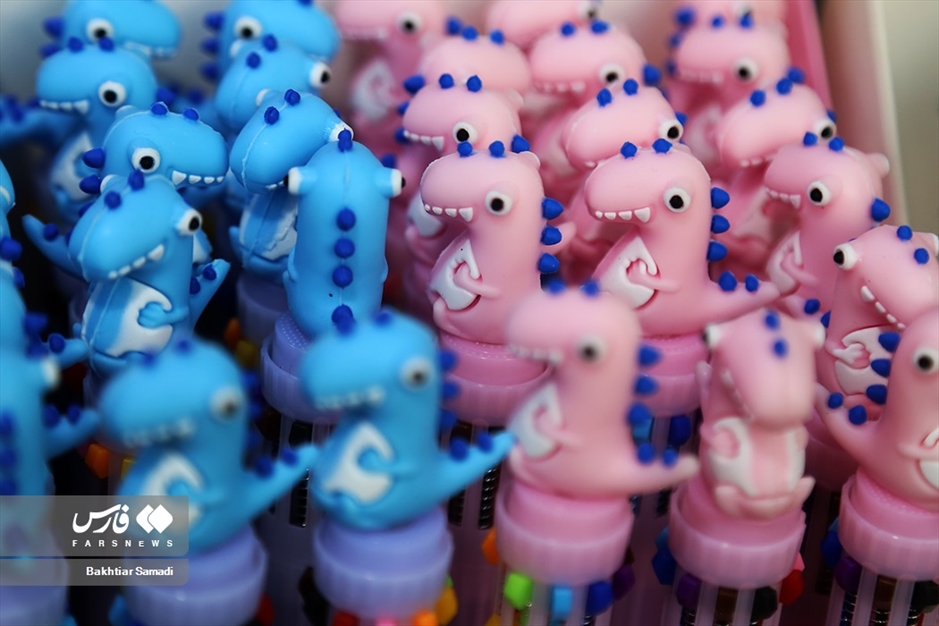 بازار لوازم التحریر سنندج در آستانه آغاز سال تحصیلی جدید