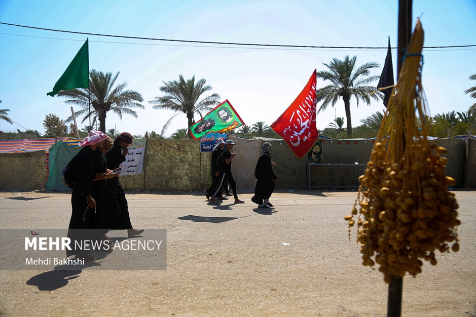 راهپیمایی زوار از حله به کربلا