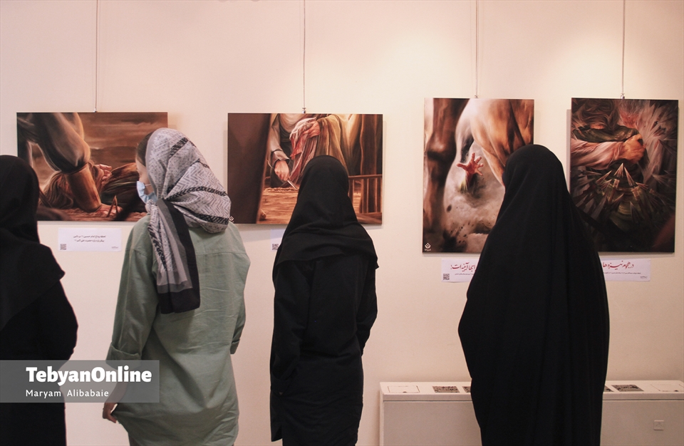 افتتاح سومین نمایشگاه نقاشی‌های دیجیتال تبیان با عنوان «سفر به ۶۱ هجری»