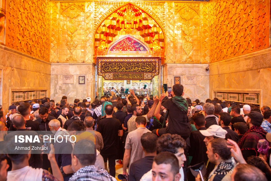 ورود و عزاداری زائران حسینی به کربلا