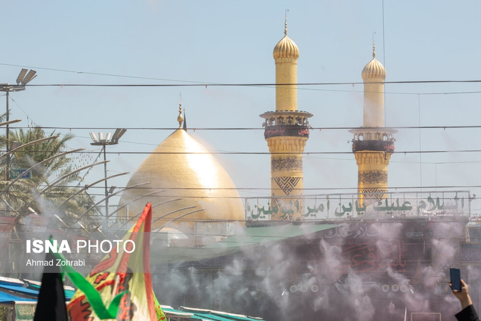 ورود و عزاداری زائران حسینی به کربلا