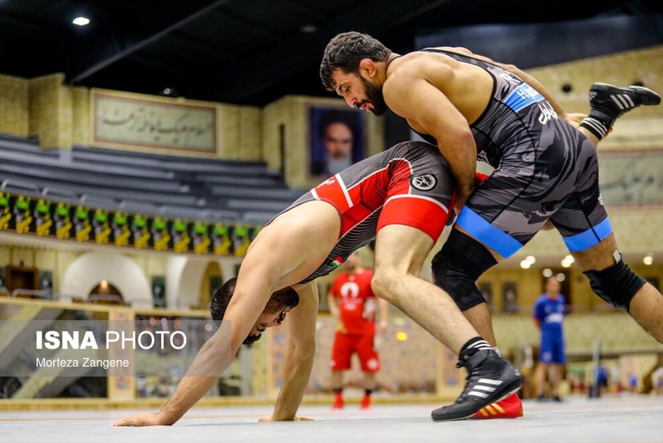 آخرین تمرین تیم ملی کشتی آزاد پیش از مسابقات قهرمانی جهان ۲۰۲۳