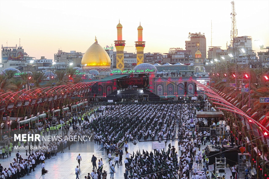 عزاداری قبیله سفیدپوش «بنی‌عامر» در بین‌الحرمین