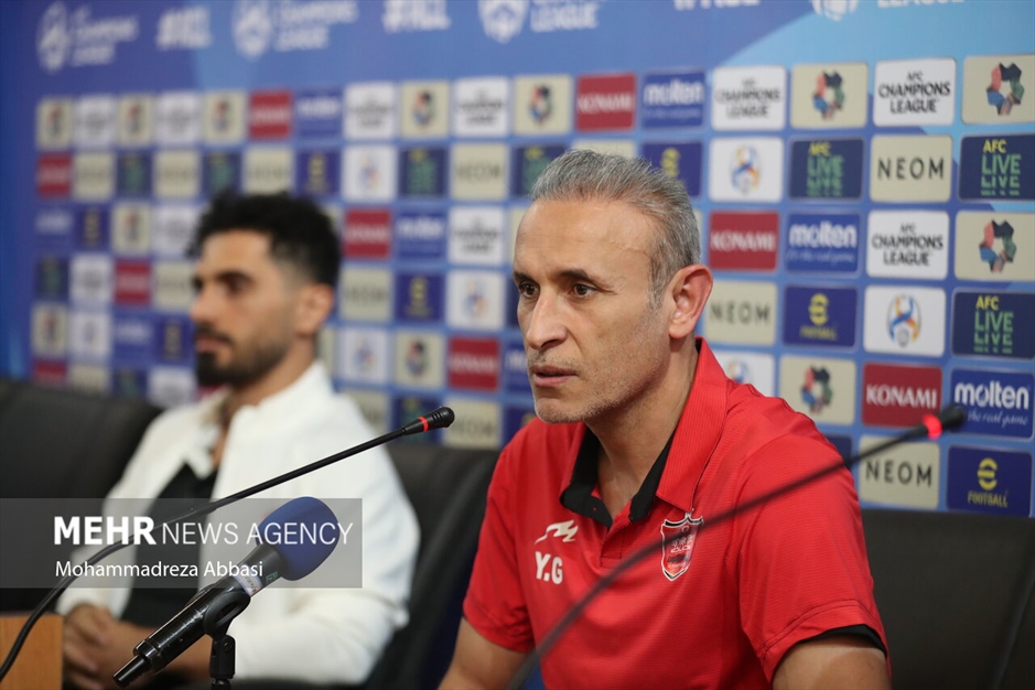 نشست خبری سرمربی تیم فوتبال پرسپولیس تهران