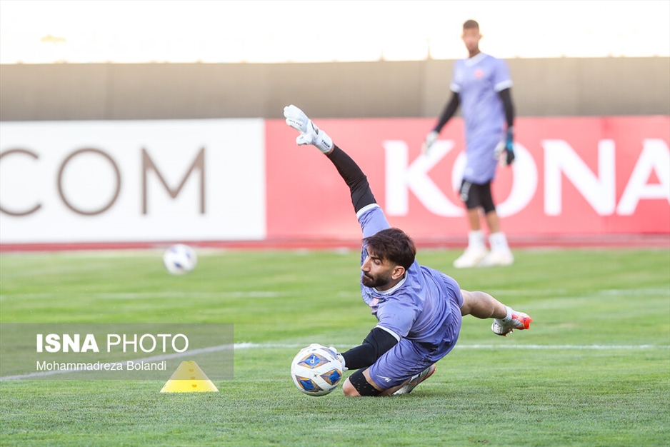 تمرین و نشست خبری تیم فوتبال پرسپولیس پیش از دیدار با النصر عربستان