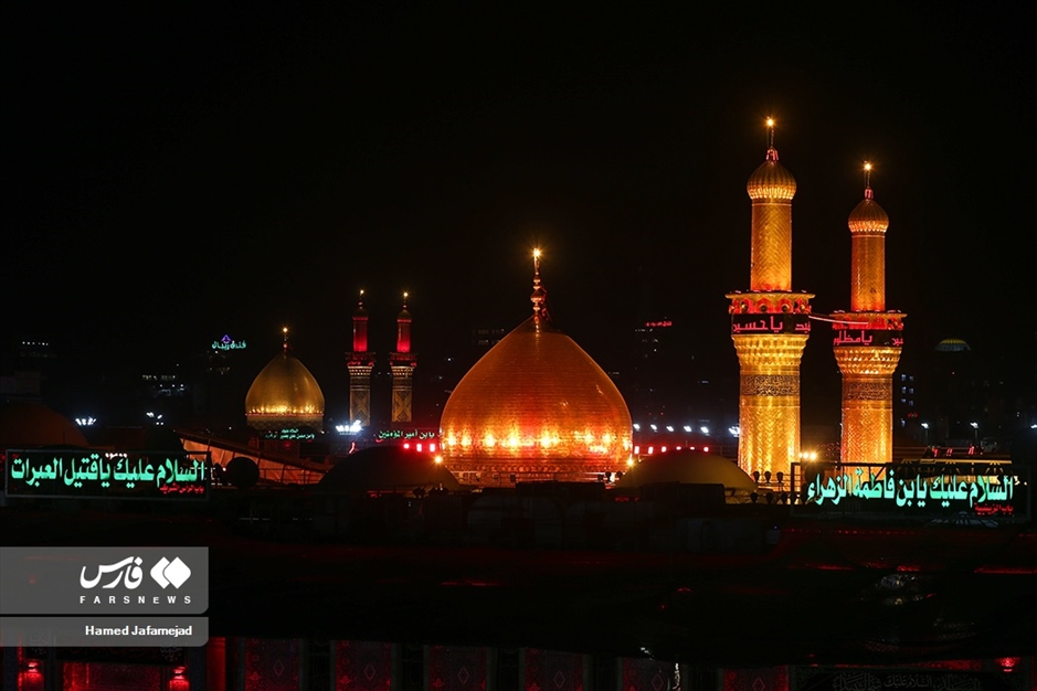 عزاداران اربعین حسینی در کربلا