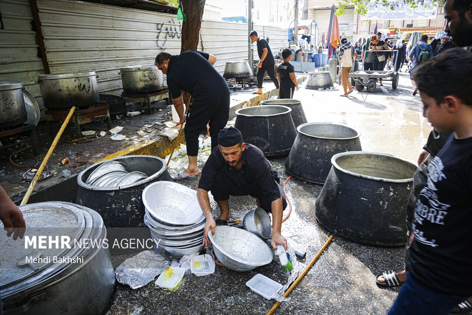 جمع آوری موکب‌های اربعین در کربلا