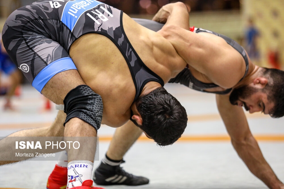 آخرین تمرین تیم ملی کشتی آزاد پیش از مسابقات قهرمانی جهان ۲۰۲۳