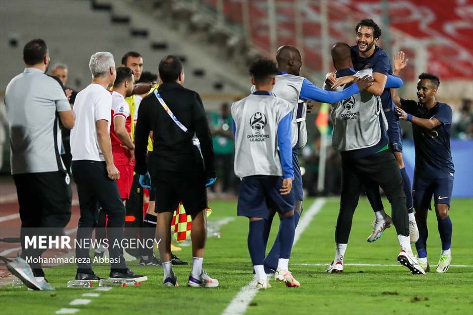 دیدار تیم های فوتبال پرسپولیس تهران و النصر عربستان