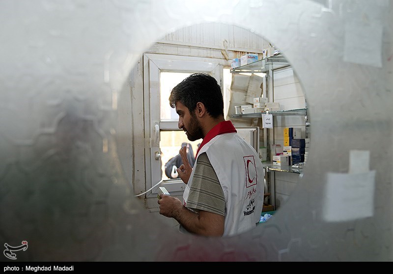 خدمات رسانی هلال احمر در نجف اشرف