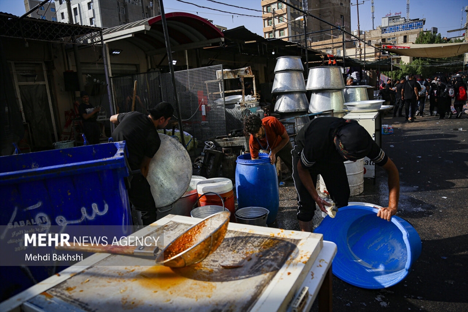 جمع آوری موکب‌های اربعین در کربلا