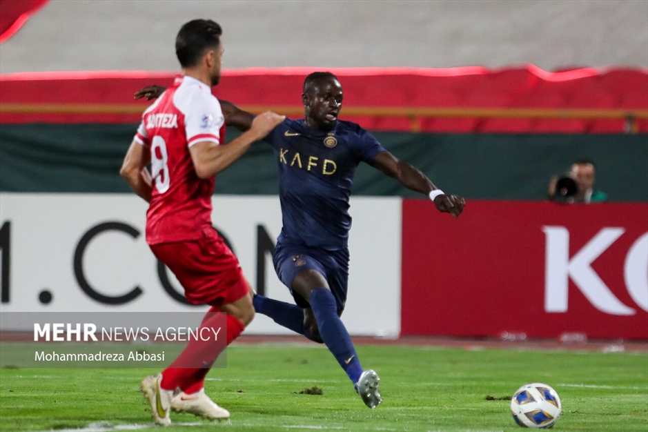 دیدار تیم های فوتبال پرسپولیس تهران و النصر عربستان