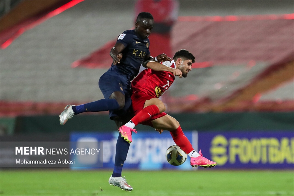 دیدار تیم های فوتبال پرسپولیس تهران و النصر عربستان