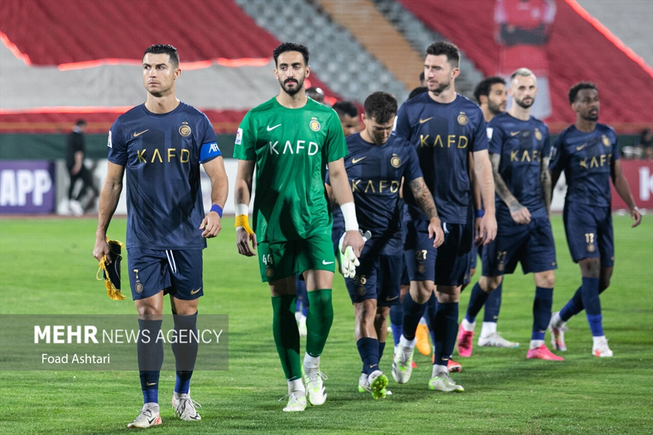 دیدار تیم های فوتبال پرسپولیس تهران و النصر عربستان