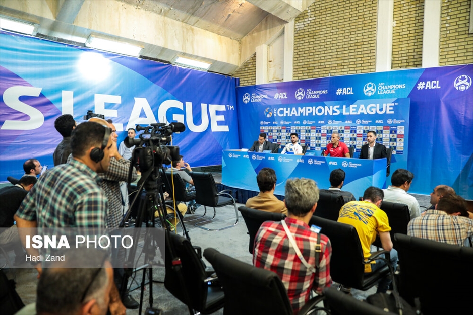 تمرین و نشست خبری تیم فوتبال پرسپولیس پیش از دیدار با النصر عربستان