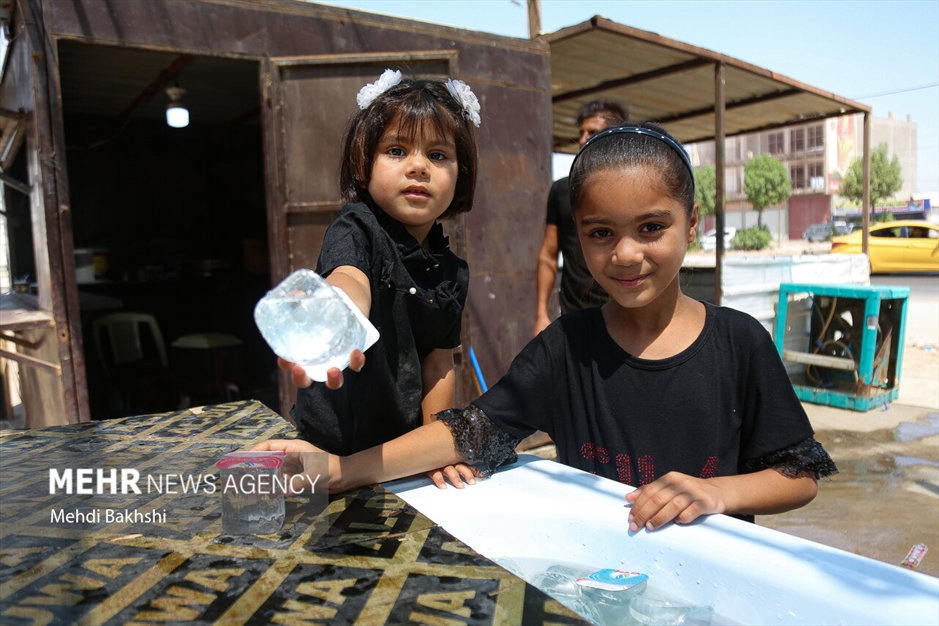 راهپیمایی زوار از حله به کربلا