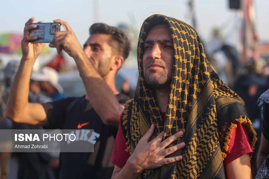 ورود و عزاداری زائران حسینی به کربلا