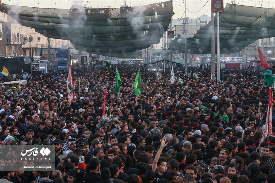 عزاداران اربعین حسینی در کربلا