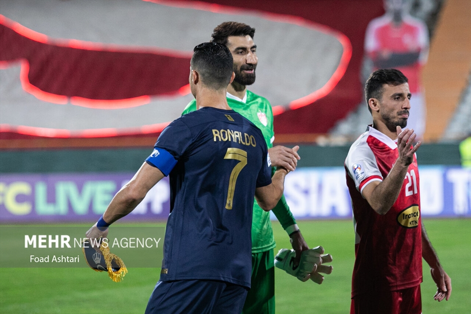 دیدار تیم های فوتبال پرسپولیس تهران و النصر عربستان
