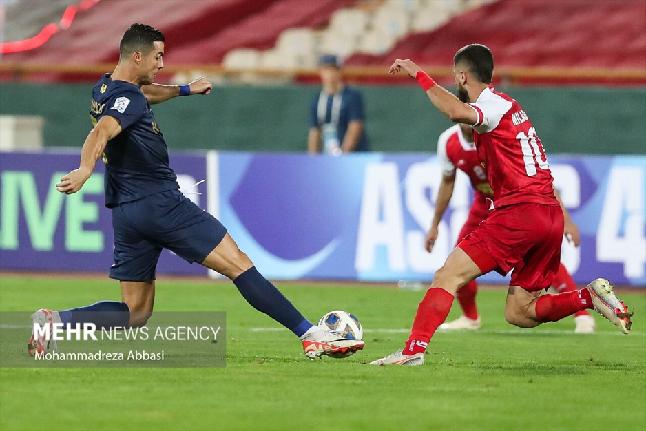 دیدار تیم های فوتبال پرسپولیس تهران و النصر عربستان