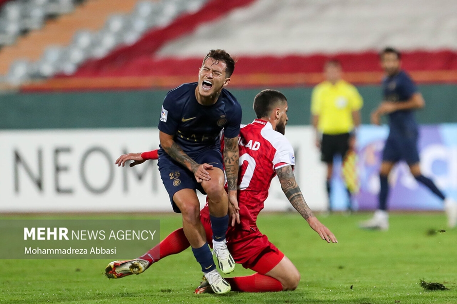 دیدار تیم های فوتبال پرسپولیس تهران و النصر عربستان