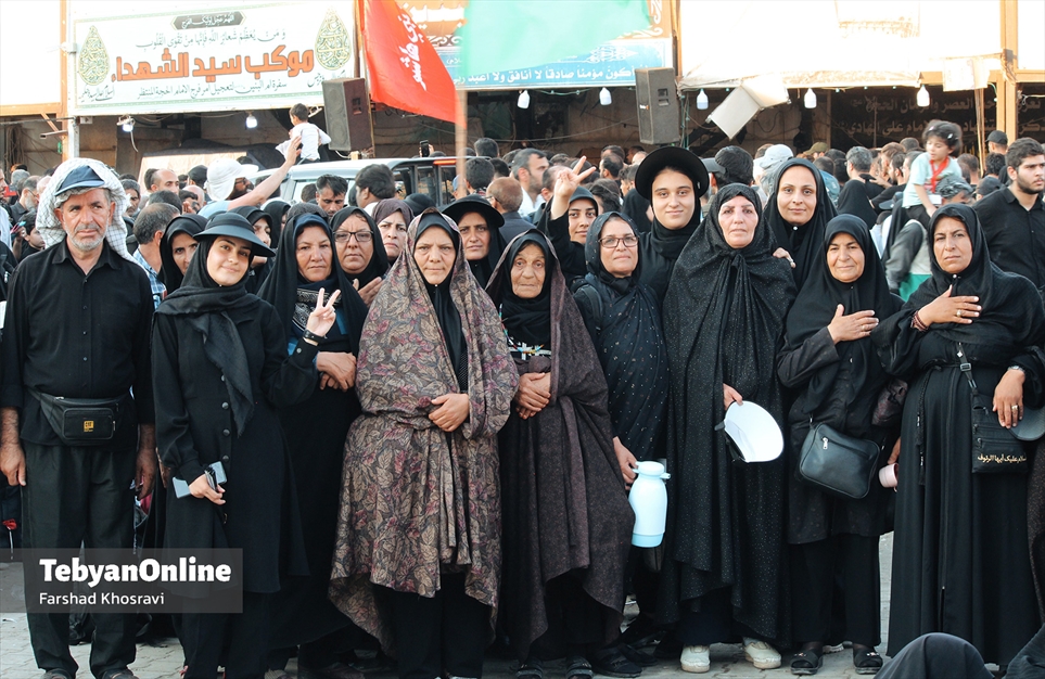 خانواده‌ها در مسیر اربعین