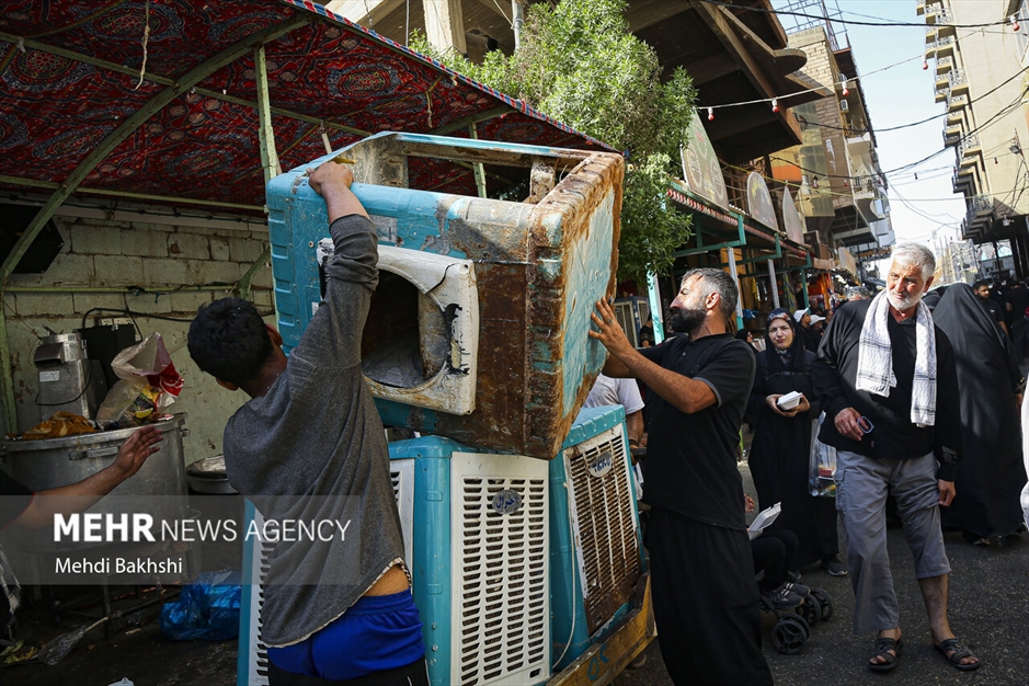 جمع آوری موکب‌های اربعین در کربلا