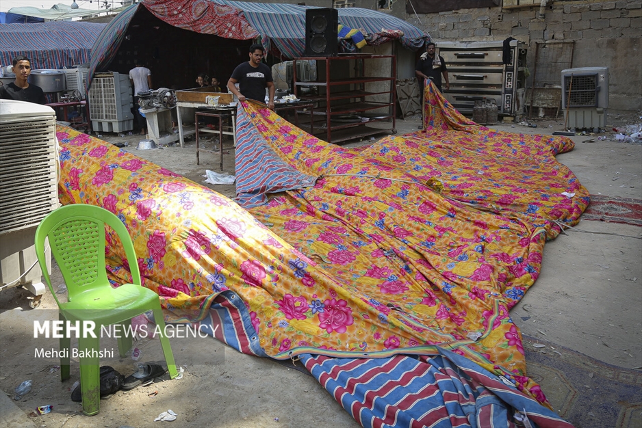 جمع آوری موکب‌های اربعین در کربلا