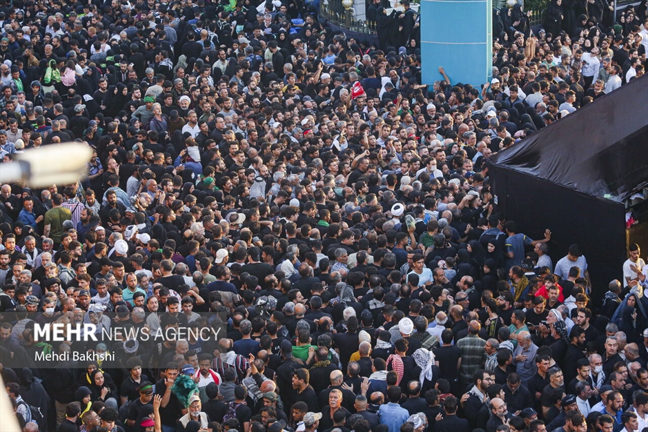عزاداری قبیله سفیدپوش «بنی‌عامر» در بین‌الحرمین