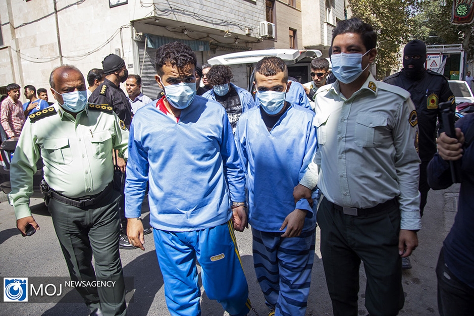 بازسازی صحنه درگیری و قدرت نمایی اراذل و اوباش در منطقه زمزم تهران 