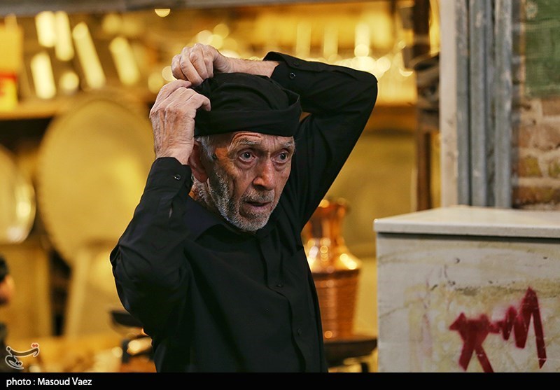 مراسم عزاداری به مناسبت شهادت امام رضا در بازار تبریز