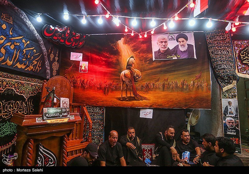 موکب های پذیرایی از زائرین اربعین در شهر کربلا