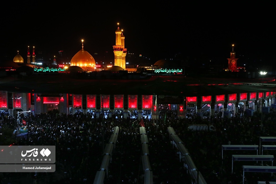 عزاداران اربعین حسینی در کربلا