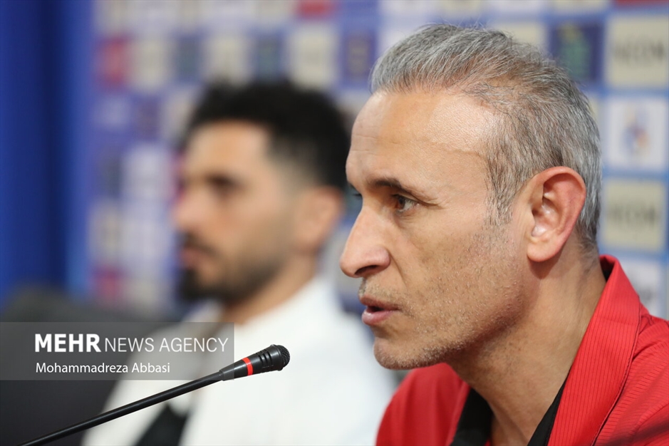 نشست خبری سرمربی تیم فوتبال پرسپولیس تهران