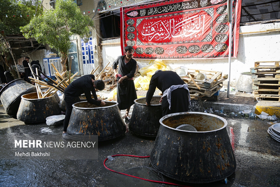 جمع آوری موکب‌های اربعین در کربلا